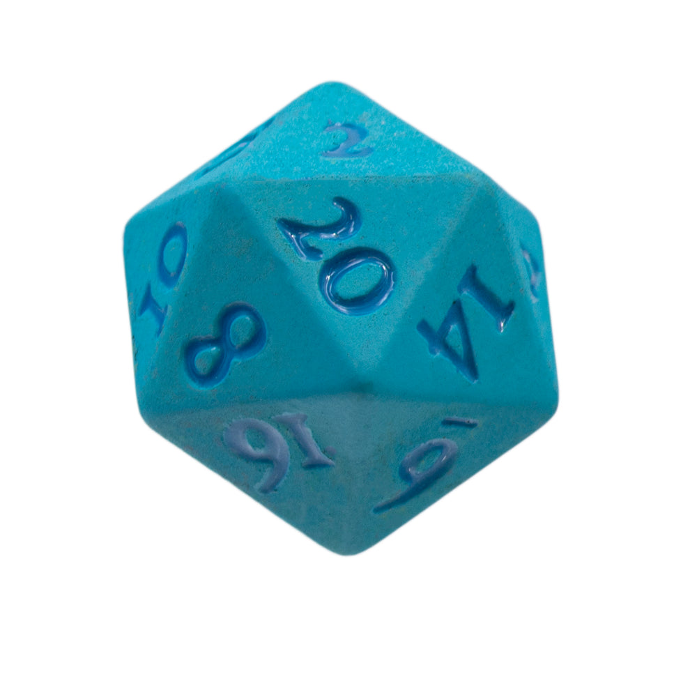 Ultra Pro D20 Heavy Metal Dice Vivid Light Blue (2 Count)