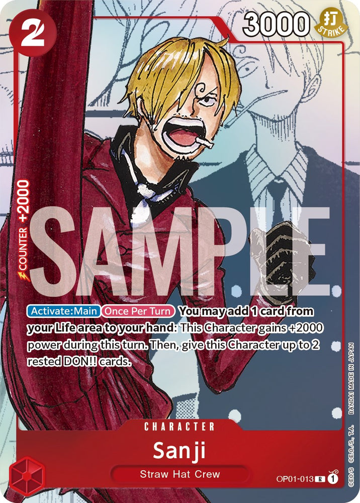 Sanji (OP01-013) (Alternate Art) [One Piece Promotion Cards]