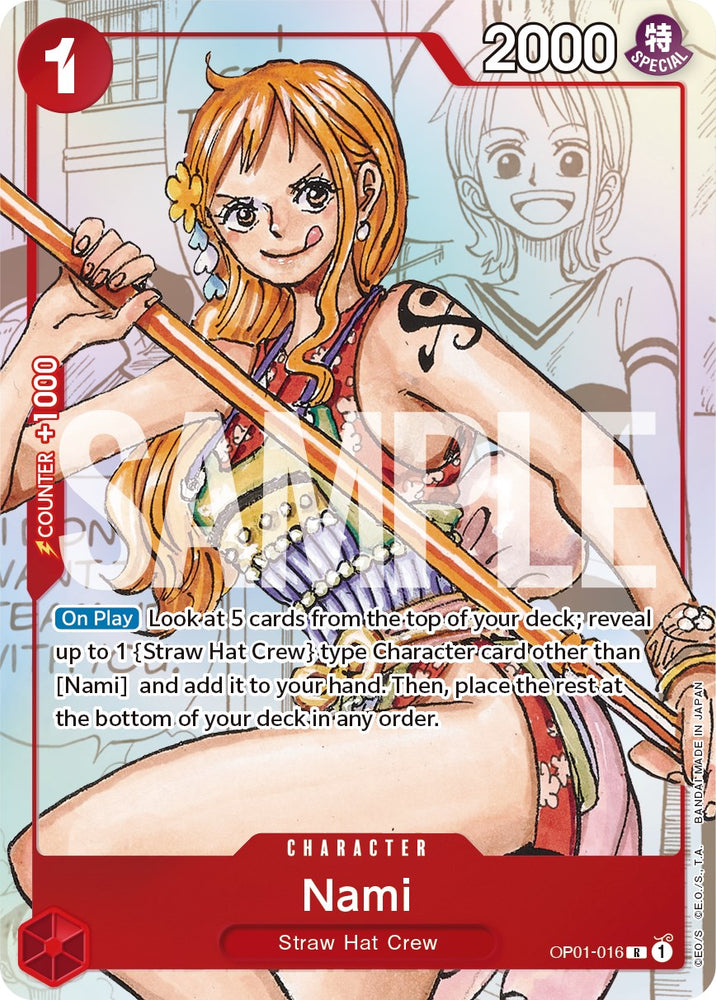 Nami (OP01-016) (Alternate Art) [One Piece Promotion Cards]