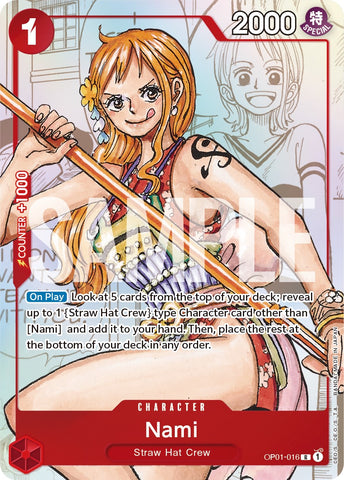 Nami (OP01-016) (Alternate Art) [One Piece Promotion Cards]