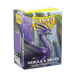 Dragon Shield: Standard 100ct Sleeves - Nebula & Silver (Dual Matte)