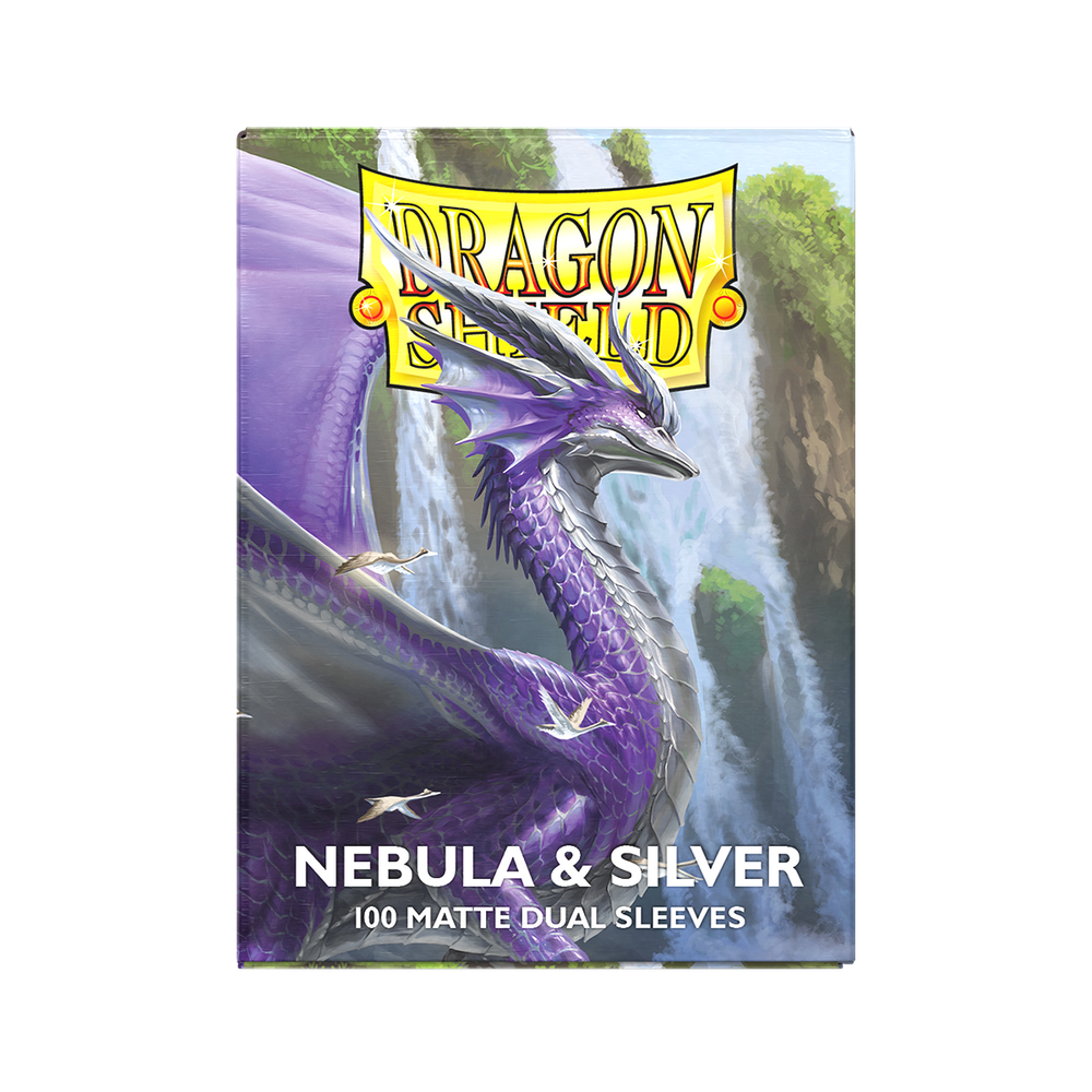 Dragon Shield: Standard 100ct Sleeves - Nebula & Silver (Dual Matte)