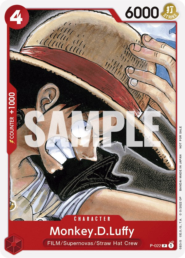 Monkey.D.Luffy (P-022) (One Piece Film Red) [One Piece Promotion Cards]
