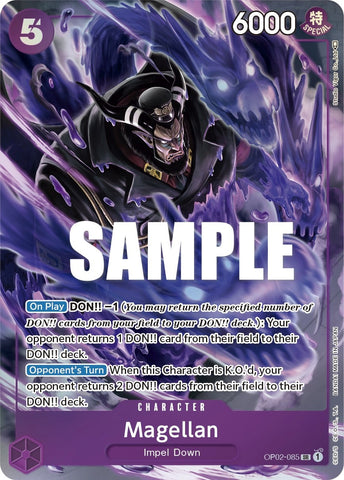 Magellan (OP02-085) (Alternate Art) [Paramount War]
