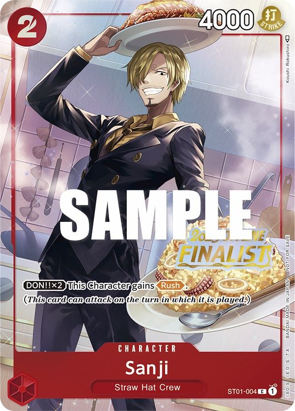 Sanji (ST01-004) (Offline Regional 2023) [Finalist] [One Piece Promotion Cards]