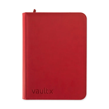 Vault X Exo-Tec 9-Pocket Zip Binder - Red