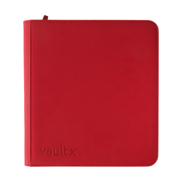 Vault X Exo-Tec 12-Pocket Zip Binder - Red5060570200809