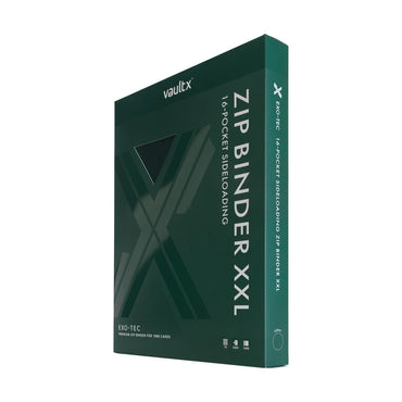 Vault X 16-Pocket Zip Binder XXL - Green