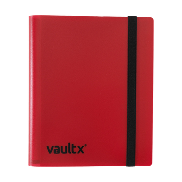 Vault X 4-Pocket Strap Binder - Red