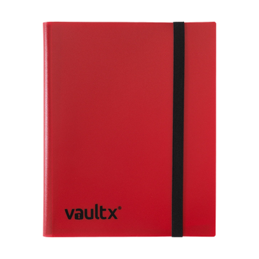 Vault X 9-Pocket Strap Binder - Red