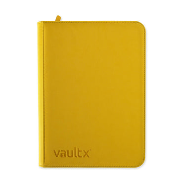 Vault X Exo-Tec 9-Pocket Zip Binder - Yellow
