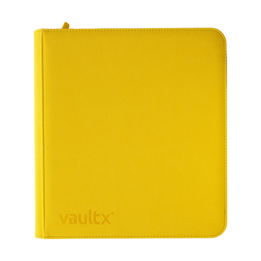 Vault X Exo-Tec 12-Pocket XL Zip Binder - Yellow