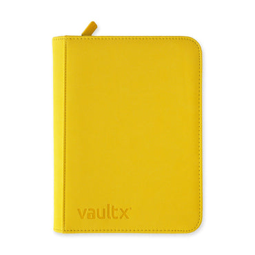 Vault X Exo-Tec 4-Pocket Zip Binder - Yellow