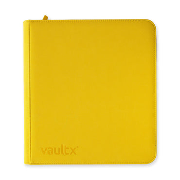 Vault X Exo-Tec 12-Pocket Zip Binder - Yellow