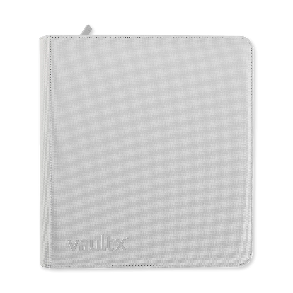 Vault X Zip Binder White Edition 12-Pocket