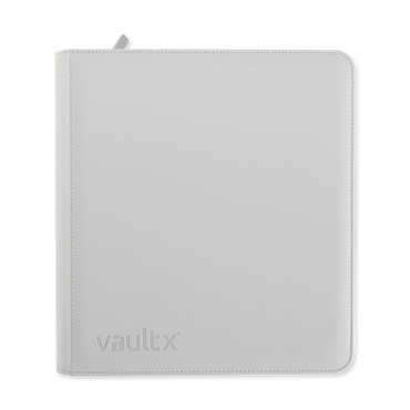 Vault X Zip Binder White Edition 12-Pocket