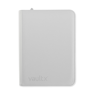 Vault X Zip Binder White Edition 9-Pocket