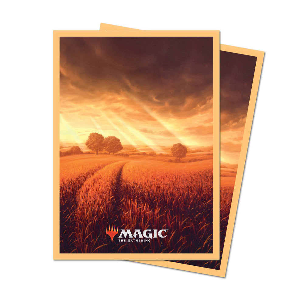 Ultra PRO: Standard 100ct Sleeves - Unstable Lands (Plains)