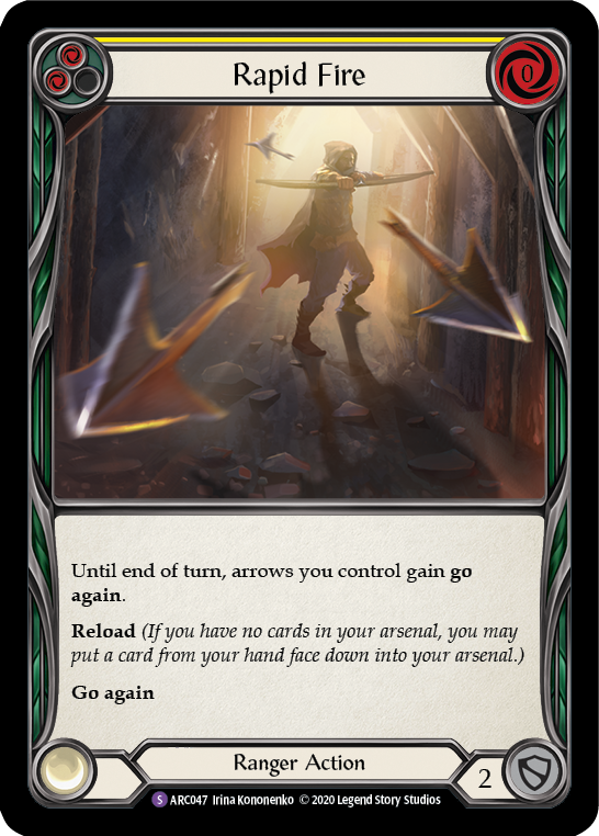 Rapid Fire [U-ARC047] (Arcane Rising Unlimited)  Unlimited Rainbow Foil