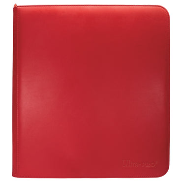 Ultra PRO: 12-Pocket Zippered PRO-Binder - Vivid (Red)