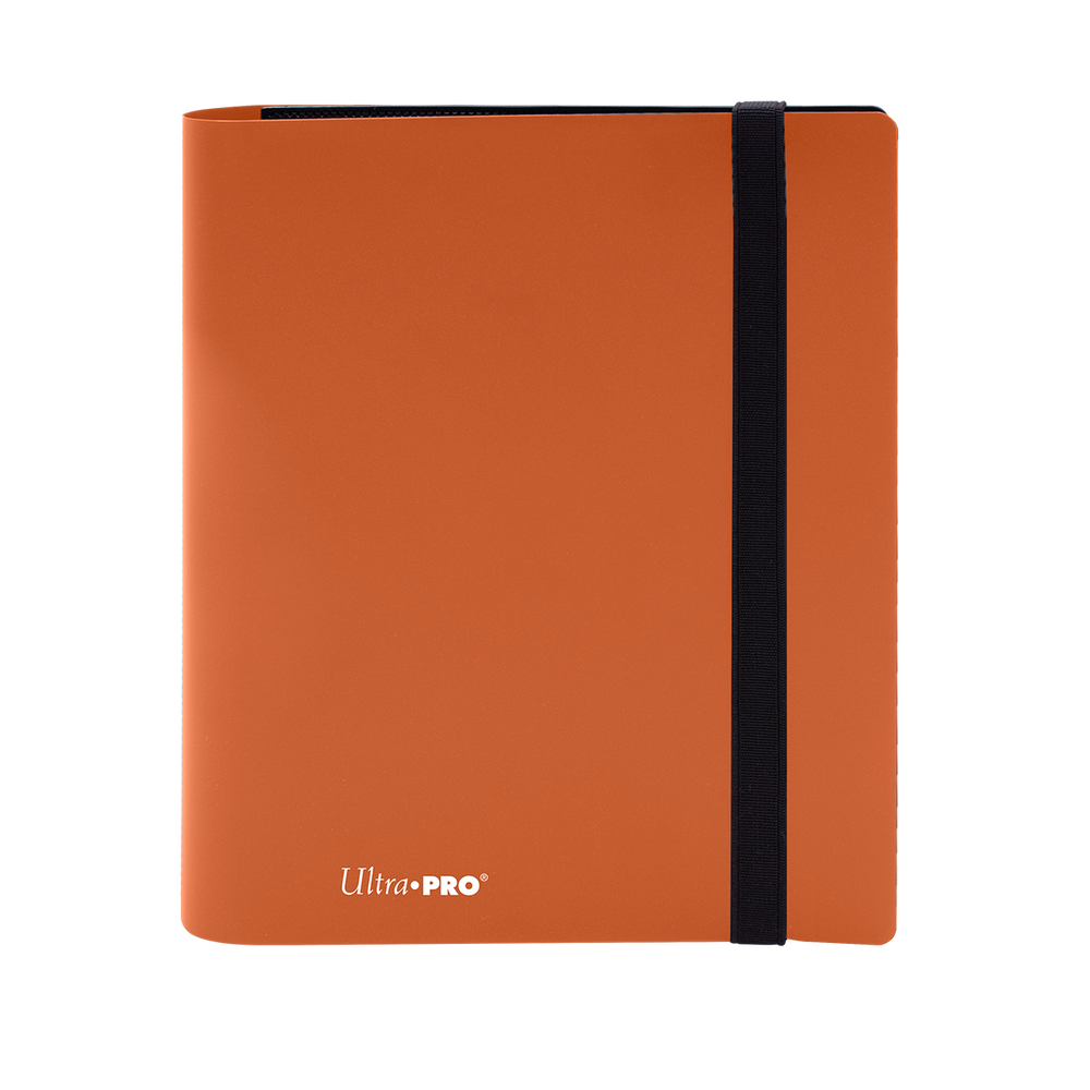 Ultra PRO: 4-Pocket PRO-Binder - Eclipse (Pumpkin Orange)