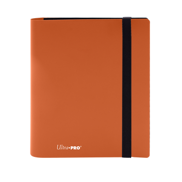 Ultra PRO: 4-Pocket PRO-Binder - Eclipse (Pumpkin Orange)