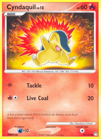 Cyndaquil (79/123) [Diamond & Pearl: Mysterious Treasures]