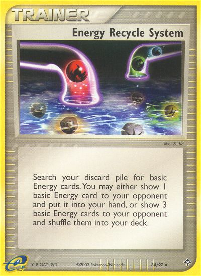 Energy Recycle System (84/97) [EX: Dragon]