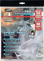 Ultra PRO: Platinum Hologram 9-Pocket Pages - 11-Holes (10-Pack)