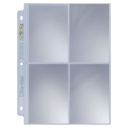 Ultra PRO: Platinum Hologram 4-Pocket Pages - 3-Holes (25-Pack)