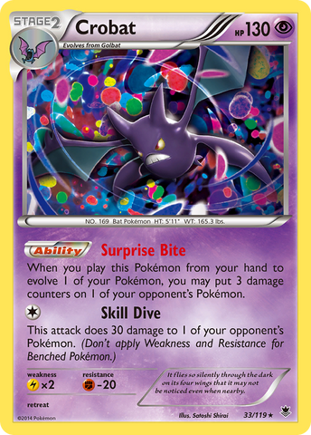 Crobat (33/119) [XY: Phantom Forces]