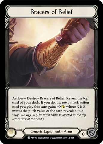 Bracers of Belief [U-ARC153] (Arcane Rising Unlimited)  Unlimited Rainbow Foil