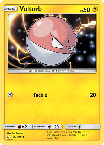 Voltorb (38/181) [Sun & Moon: Team Up]