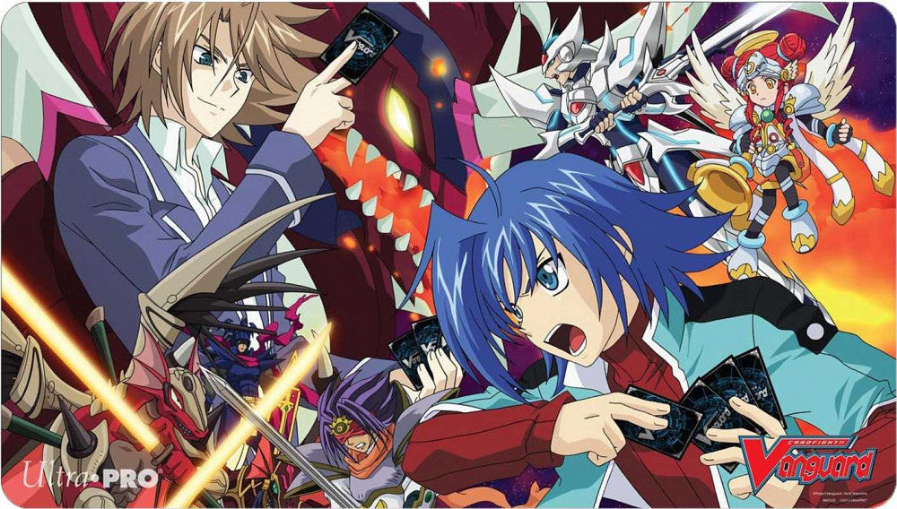 Ultra PRO: Playmat - Cardfight!! Vanguard (Dragonic Overlord, Kai vs. Aichi)