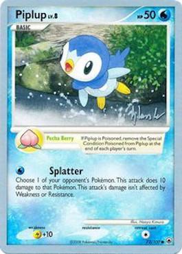 Piplup LV.8 (72/100) (Empotech - Dylan Lefavour) [World Championships 2008]