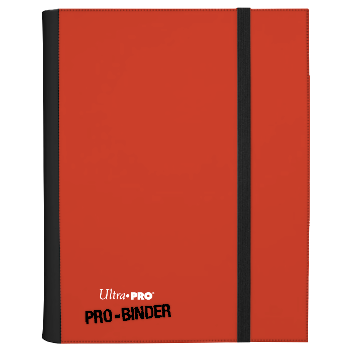 Ultra PRO: Flip PRO-Binder 4-Pocket Side-Loading (Red / White)