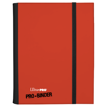 Ultra PRO: Flip PRO-Binder 4-Pocket Side-Loading (Red / White)