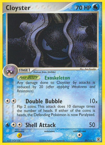 Cloyster (20/112) [EX: FireRed & LeafGreen]