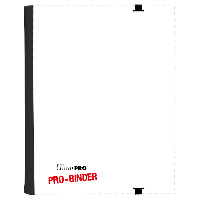 Ultra PRO: Flip PRO-Binder 4-Pocket Side-Loading (Red / White)