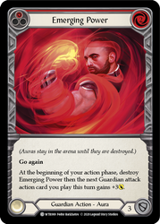 Emerging Power (Red) [U-WTR069] (Welcome to Rathe Unlimited)  Unlimited Rainbow Foil