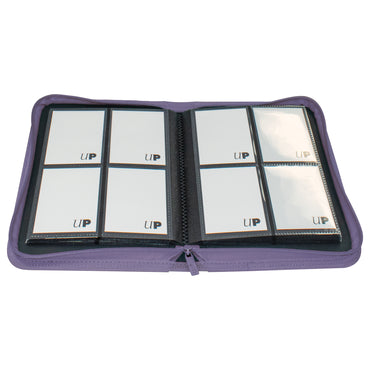 Ultra PRO: 4-Pocket Zippered PRO-Binder - Vivid (Purple)