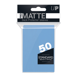 Ultra PRO: Standard 50ct Sleeves - PRO-Matte (Light Blue)