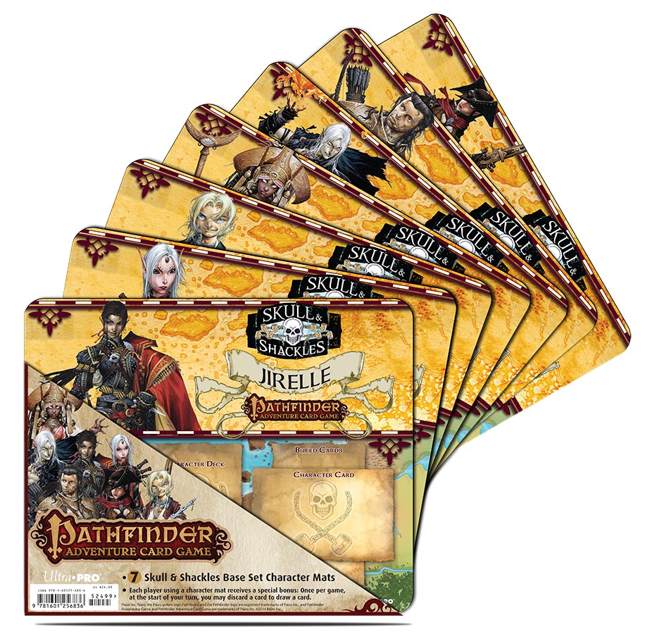 Ultra PRO: Playmat - Pathfinder (7 Skull & Shackles Base Set Character Mats)