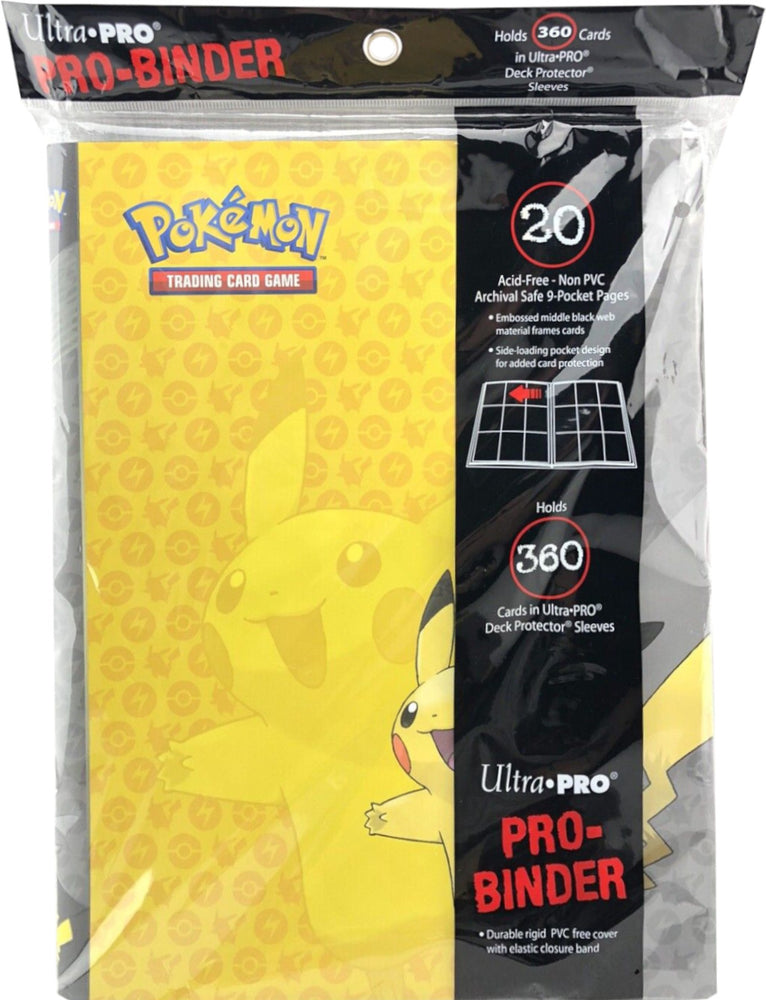 Ultra PRO: 9-Pocket PRO-Binder - Pokemon (Pikachu)