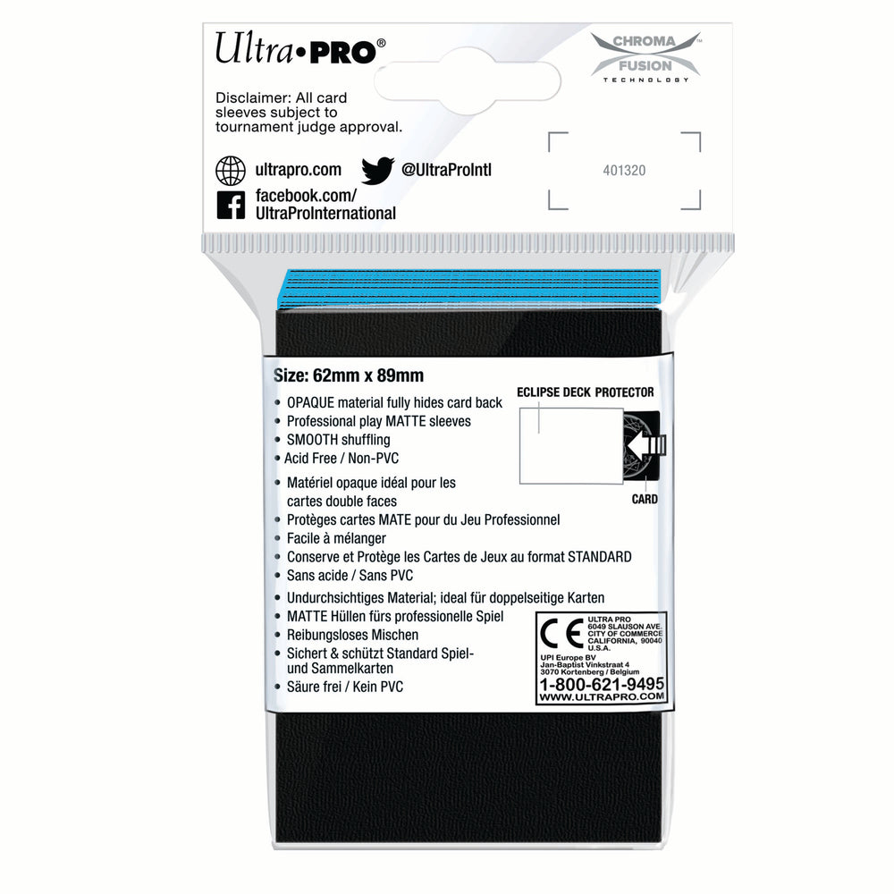 Ultra PRO: Small 60ct Sleeves - Eclipse Matte (Sky Blue)