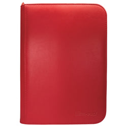 Ultra PRO: 4-Pocket Zippered PRO-Binder - Vivid (Red)