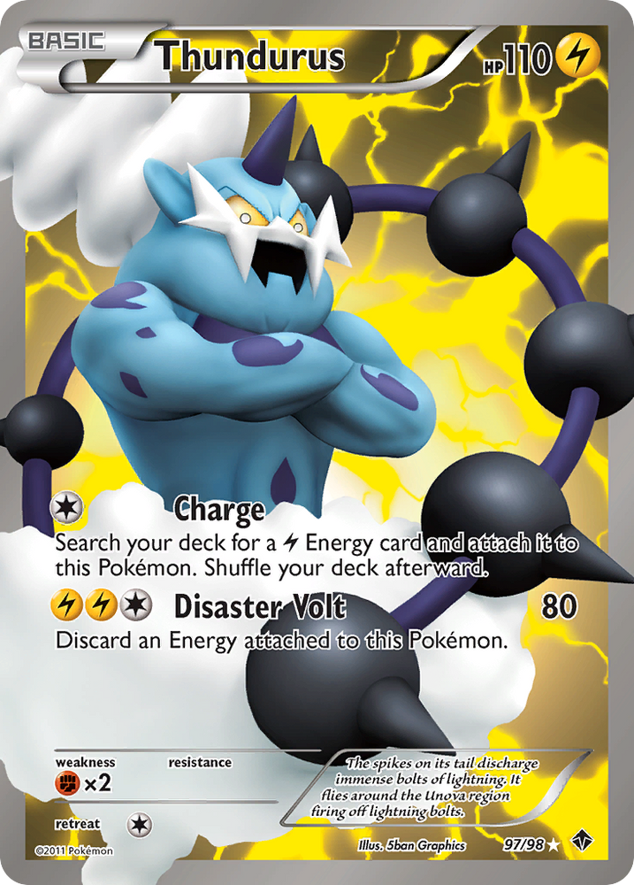 Thundurus (97/98) [Black & White: Emerging Powers]