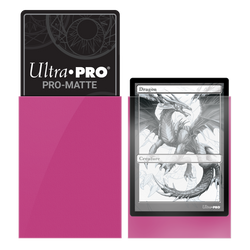 Ultra PRO: Standard 50ct Sleeves - PRO-Matte (Bright Pink)