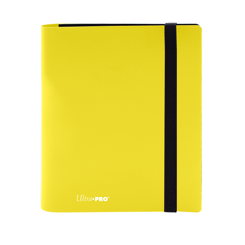 Ultra PRO: 4-Pocket PRO-Binder - Eclipse (Lemon Yellow)