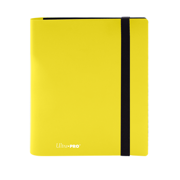 Ultra PRO: 4-Pocket PRO-Binder - Eclipse (Lemon Yellow)